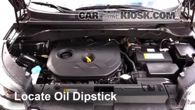 2014 Kia Soul ! 2.0L 4 Cyl. Oil Check Oil Level